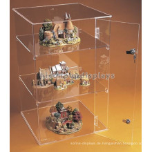 Neue verschließbare Zähler 3-Layer Pure Acryl Spielzeug Auto Display Fällen, Modell Trian Hot Wheels Display Case